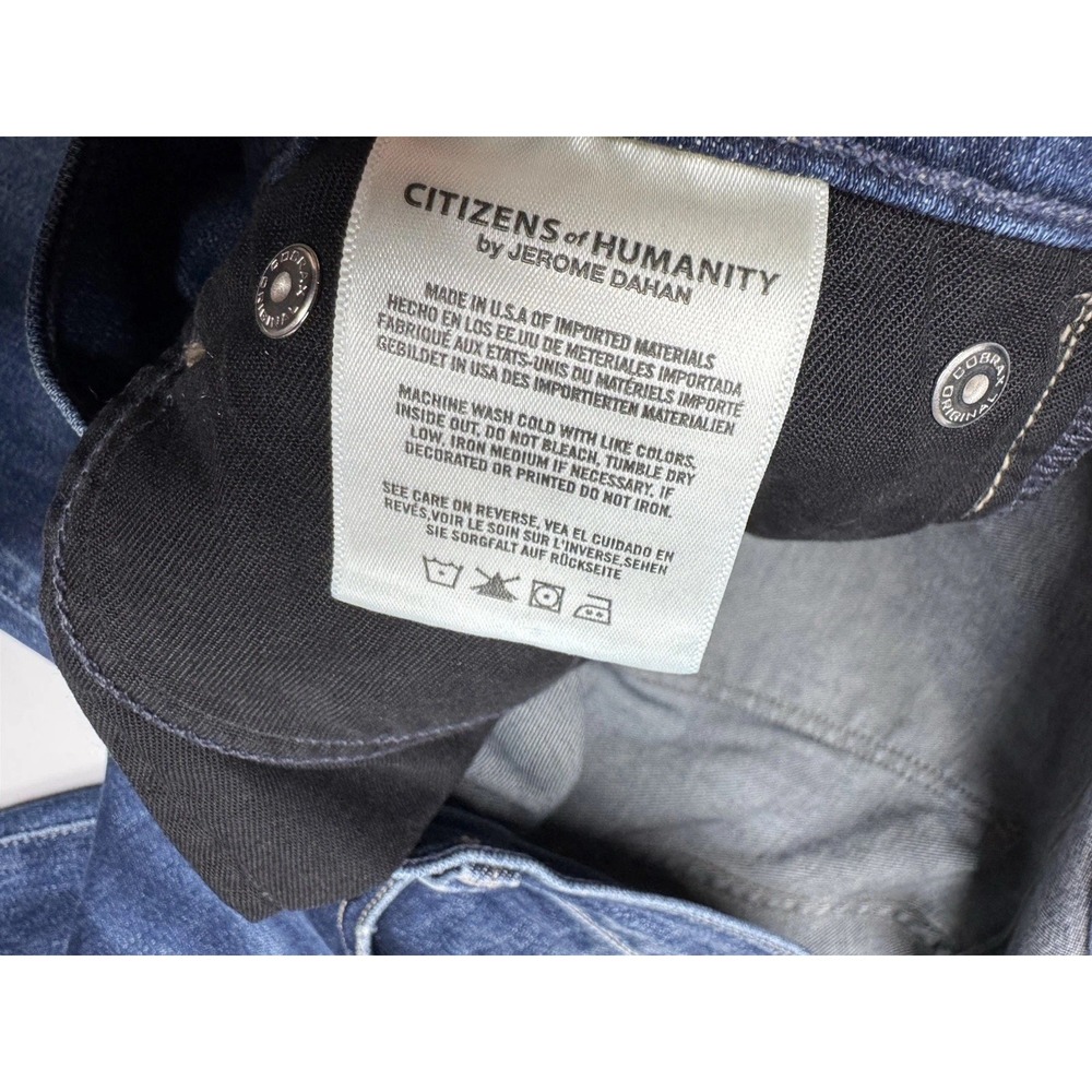 Citizens of Humanity Jeans Emmanuelle Slim Boot Womens 32 Blue Dark Wash‎ - Picture 11 of 16